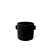 Osłonka betonowa ceramiczna/wazon Czarny 16,5cm